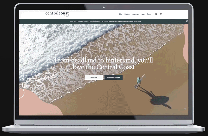 Love Central Coast Website Advantage SBM